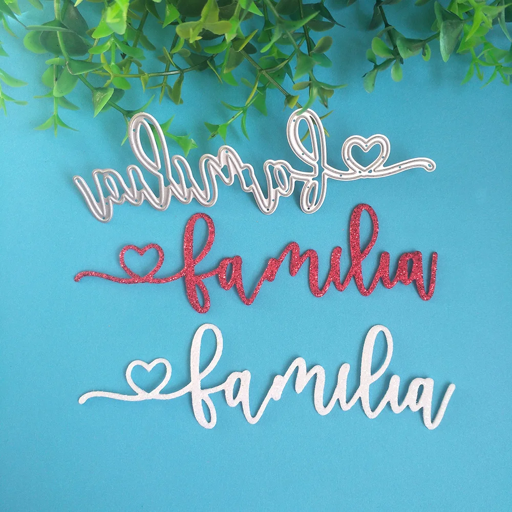 

New Portuguese Phrases cutting dies DIY scrapbook, embossed card, photo album decoration, handmade crafts