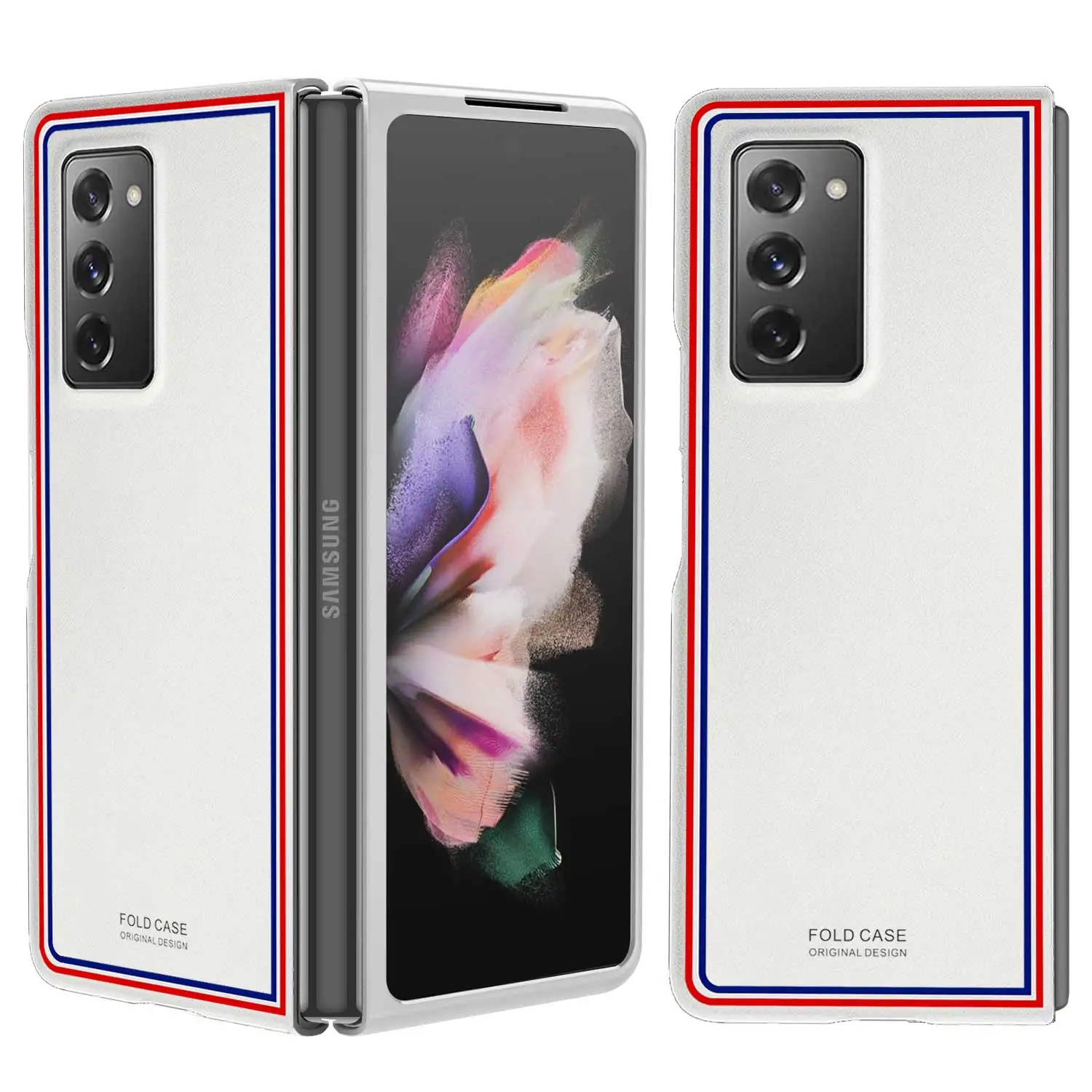 Funda Ultra delgada de cuero genuino para Samsung Galaxy Z Fold 2 5G, cubierta protectora completa para Galaxy Z Fold 2 2020 TB, edici&oacute;n limitada-0