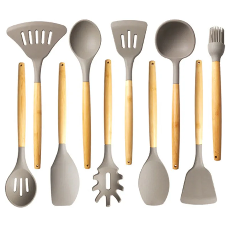 Антипригарный силиконовый шпатель Tong ковш Тернер венчик кухонный гаджет для