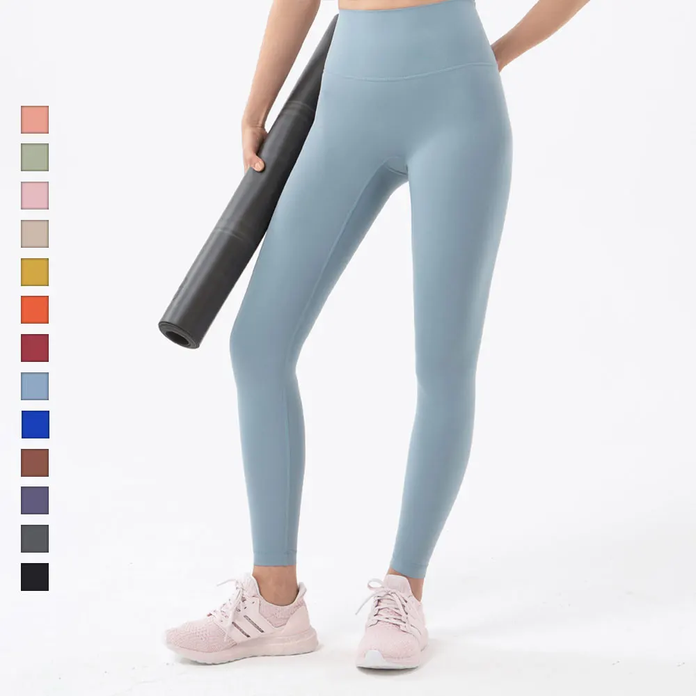 

Yoga Leggings for Fitness Legging Sport Femme Back Pocket Pants Female Buttery Soft High Waist Leggins Push Up Gym Tights Women