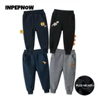Зимние спортивные штаны для мальчиков INPEPNOW 2021, Длинные теплые штаны для детей, школьные штаны для девочек, детская одежда на возраст 1-9 лет, осень CK104