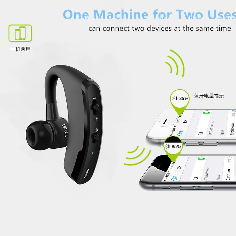 Беспроводные спортивные Bluetooth-наушники V9 с голосовым управлением