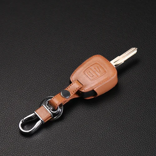 

Чехол для автомобильного ключа из натуральной кожи для Vauxhall Opel Astra для Zafira Omega Astra Mk4, 2-кнопочный аксессуар, чехол