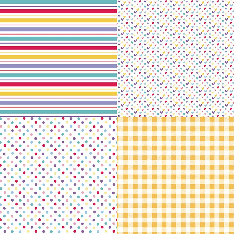 Бумажный коврик с радужным узором набор из 24 листов для скрапбукинга сделай сам