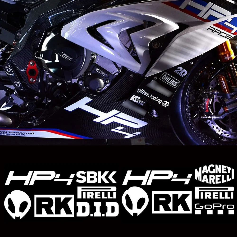 Светоотражающая боковая полоса для мотоцикла верхняя наклейка с крылом и