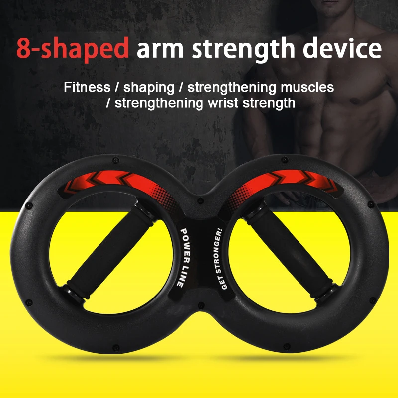 

5-30kg 8-Word Chest Expander Power Wrist Device Workout Muscle Fitness Sports Equipment Gym Forearm Strength Force Exerciser