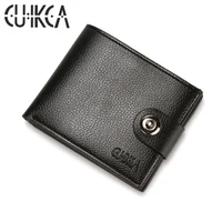 cuikca men wallets pu leather wallet hasp wallet carteras card holder carteira masculina bifold wallet interior zipper pocket