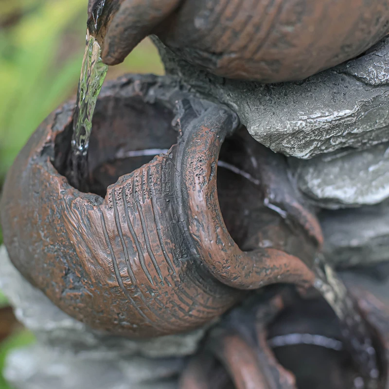 【Стандартный в Stock】 39 дюймовая наружная 5 круглый Ланч-бокс кувшины горшки