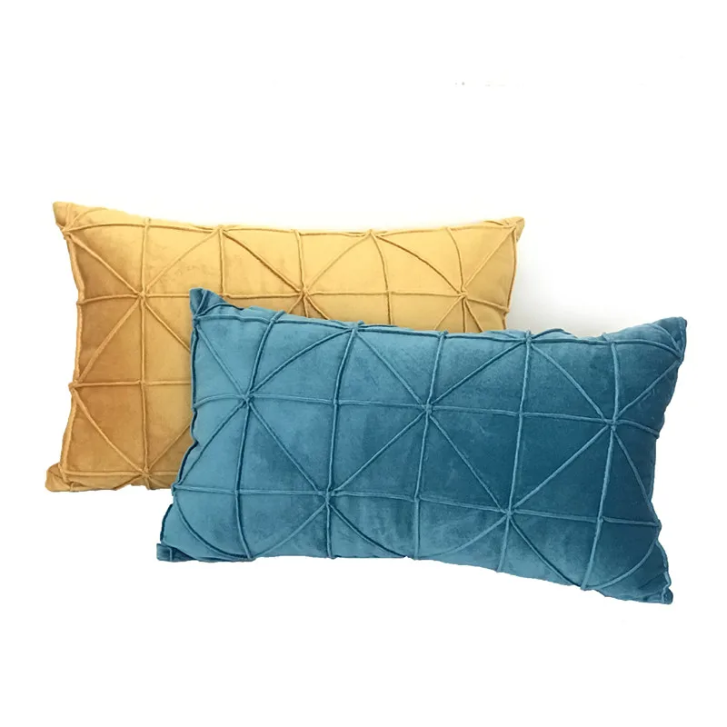 Скандинавский чехол для подушки 30*50 см прямоугольная однотонная простая подушка