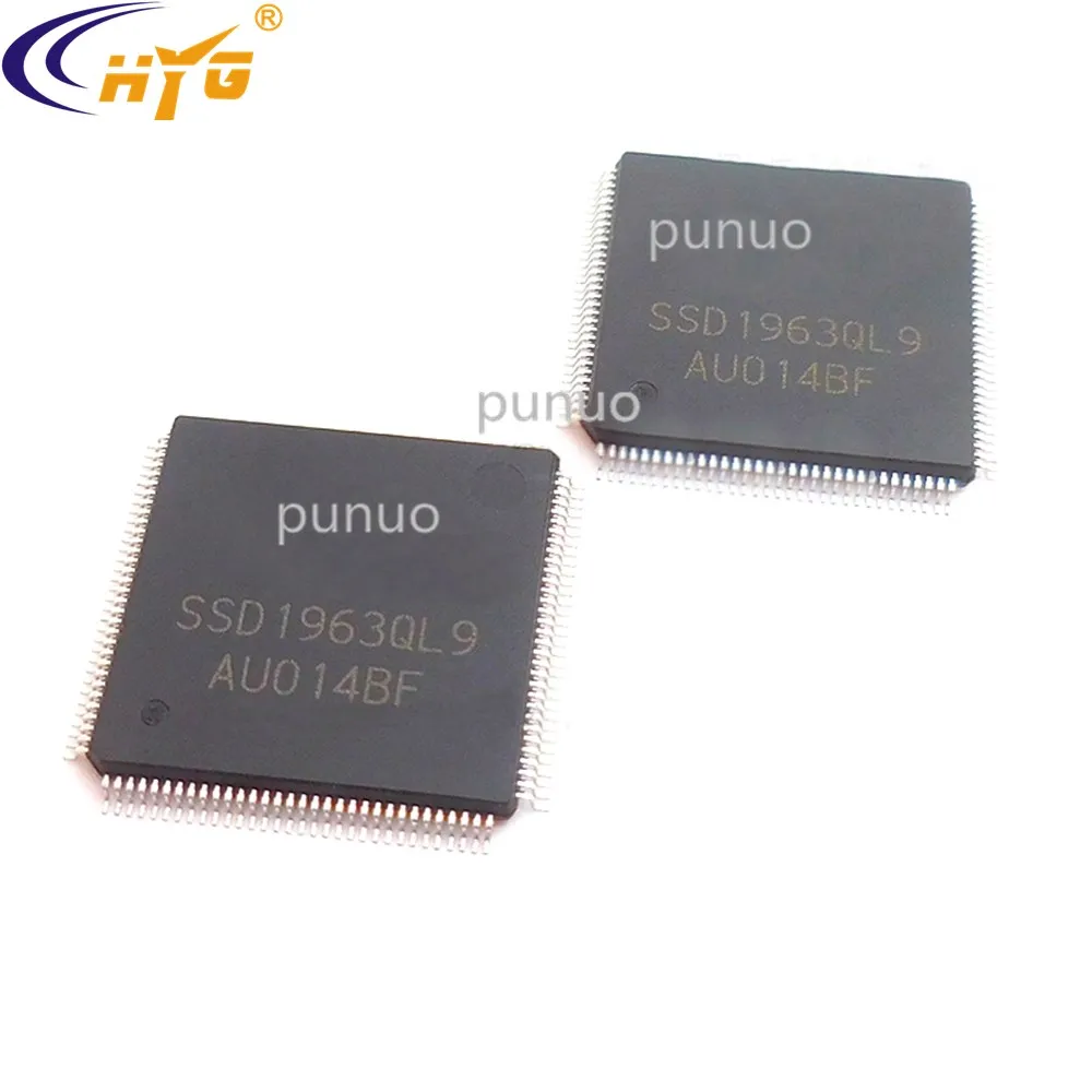 Оригинальный аутентичный SSD1963QL9 Инкапсуляция TQFP128 1215KB встроенный дисплей SRAM TFTLCD