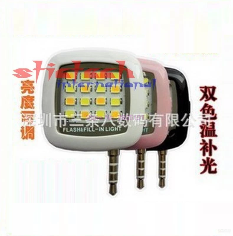 Dhl ИЛИ ems 100 комплектов мини 16 светодиодных селфи камер вспысветильник лампа