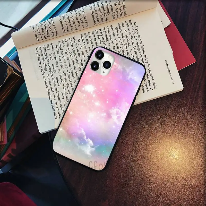 

Psychedelic rainbow pattern Phone Case for iPhone 11 12 pro XS MAX 8 7 6 6S Plus X 5S SE 2020 XR Soft silicone cover funda