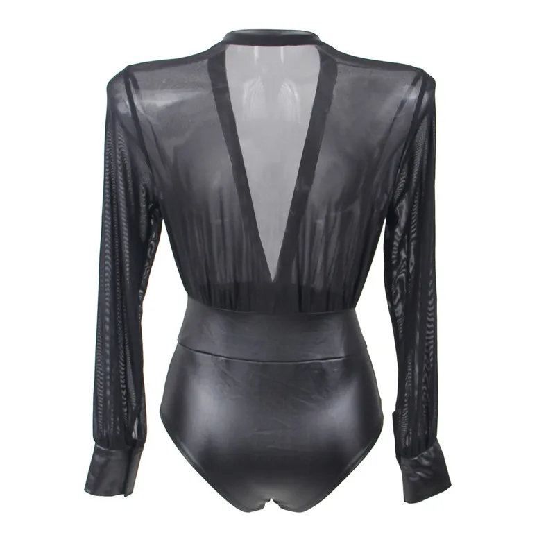 Comeonlover Body Blanc Femme размера плюс женский сексуальный прозрачный сетчатый топ с