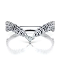 women rings leaf branch geometric square zirconia rings couple wedding rings birthday gift for girlfriend fashion simple jewelry