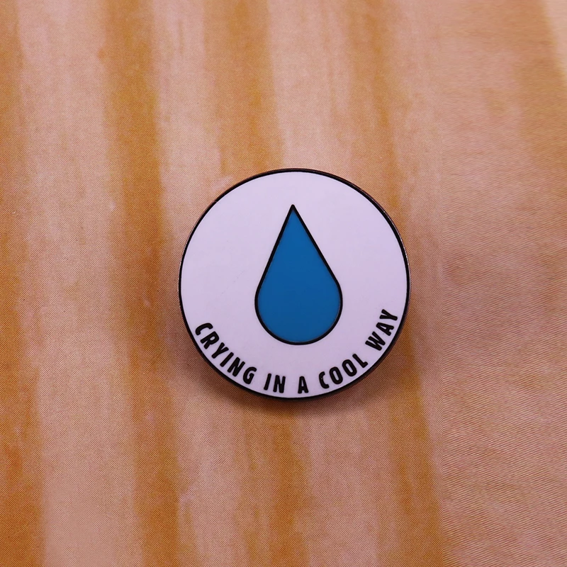 HS Pin коллекция Плача в прохладном стиле Подсолнух мелкая линия арбуз сахар вишня