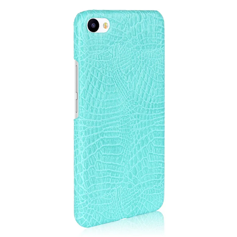 For Meizu U20 Case 5.5 inch Hard Plastic Crocodile PU Leather Back Cover Phone U 20 U685H | Мобильные телефоны и