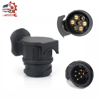 aohewei 7 to 13 pin trailer adapter plug socket couplings connector electric towbar for car truck lorry caravan accessories 1pc
