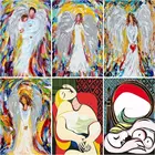 SDOYUNO живопись маслом по номерам абстрактный рисунок на холсте Ручная роспись искусство подарок DIY Раскраска по номерам комплекты, украшение для дома