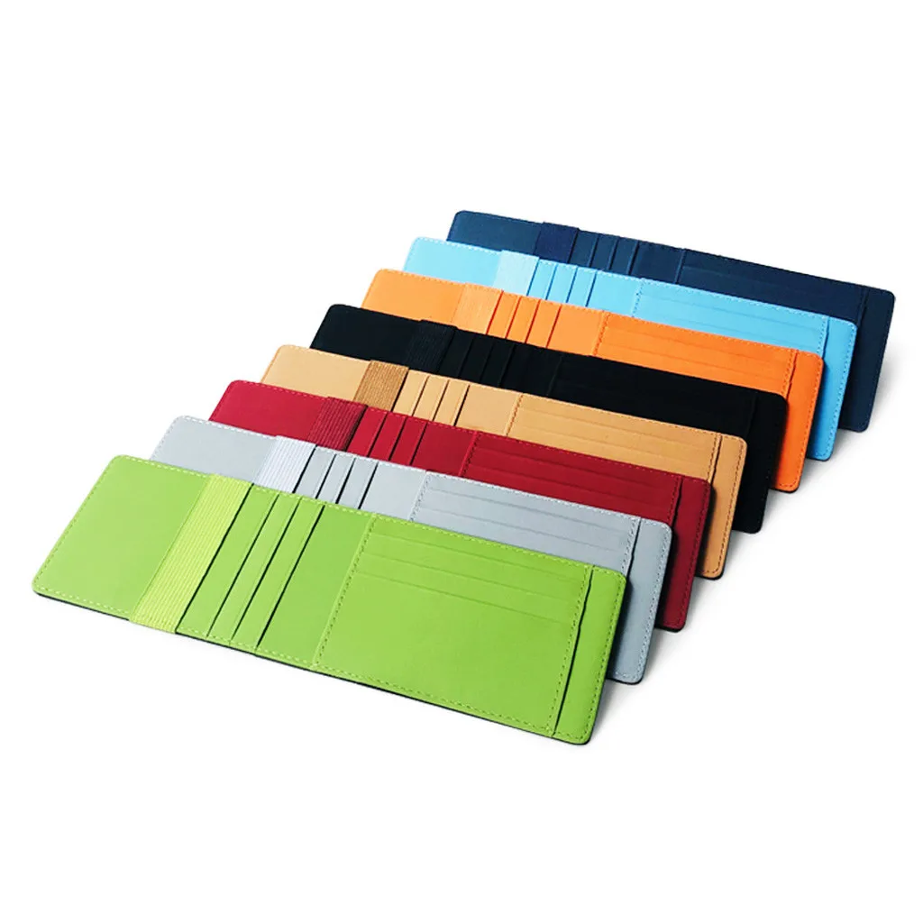 Aelicy Leather Mini Men Women Card Holder Cute Credit ID Holders Zipper Wallet Case Change Coin Purses | Багаж и сумки