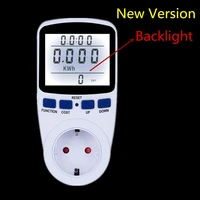 digital voltage energy meter with backlight electronic power energy meter wattmeter record voltage outlet socket meter energy