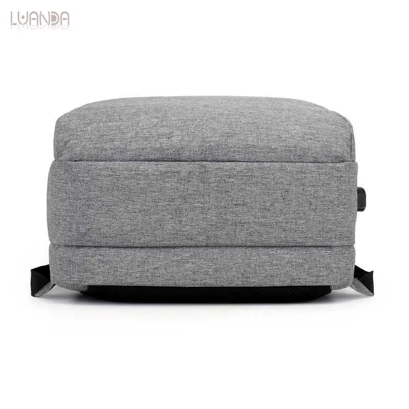 Рюкзак с внешней зарядкой USB мужской модный брендовый рюкзак Oxford для подростков