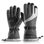 Новые мужские и женские лыжные перчатки, зимние теплые ветрозащитные водонепроницаемые перчатки для катания на лыжах и сноуборде, регулируемые велосипедные перчатки с сенсорным экраном
