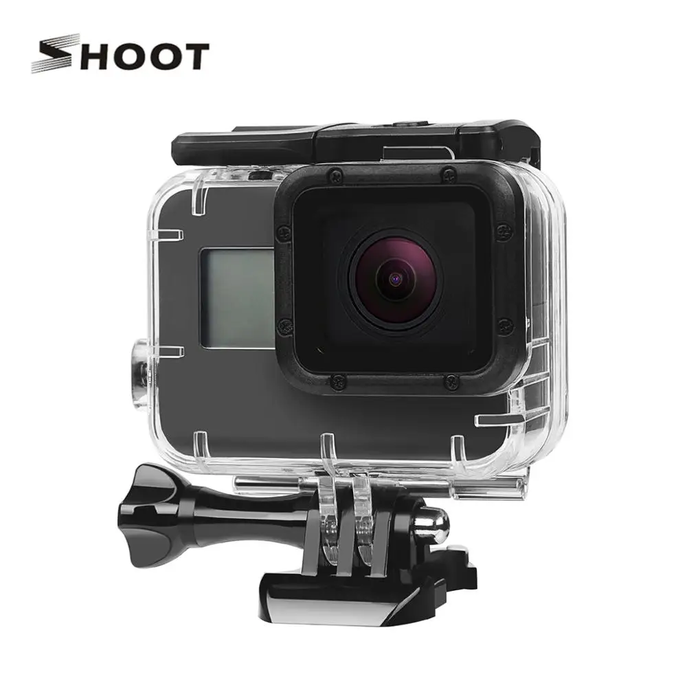 SHOOT для Gopro Hero 5 водонепроницаемый корпус Чехол под водой 45 м камеры с креплением