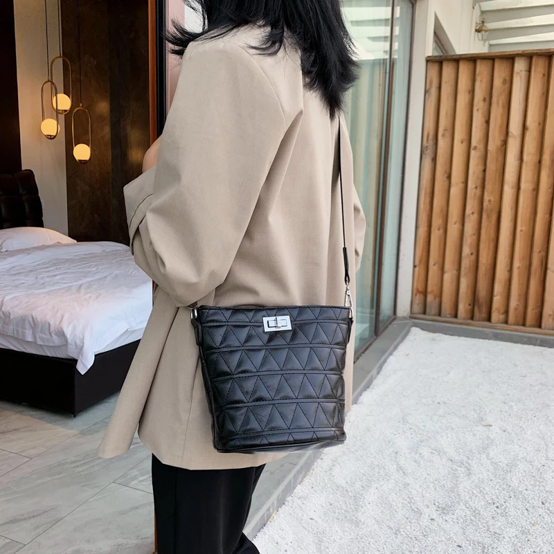 Модная женская сумка-мешок сумка через плечо из мягкой кожи женские сумки на