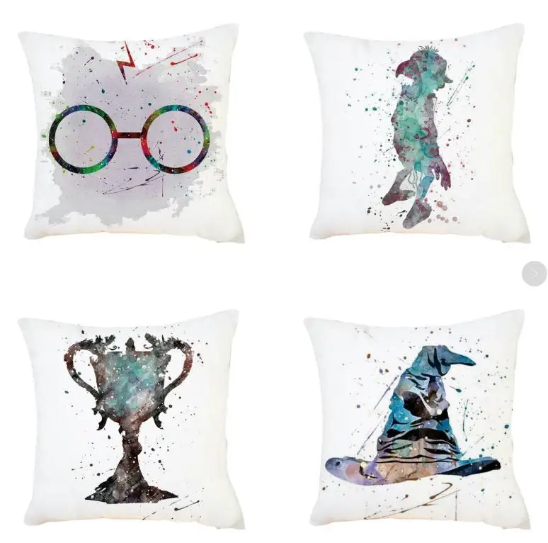 Наволочка из ткани &quotГарри Поттер&quot 45x45 см