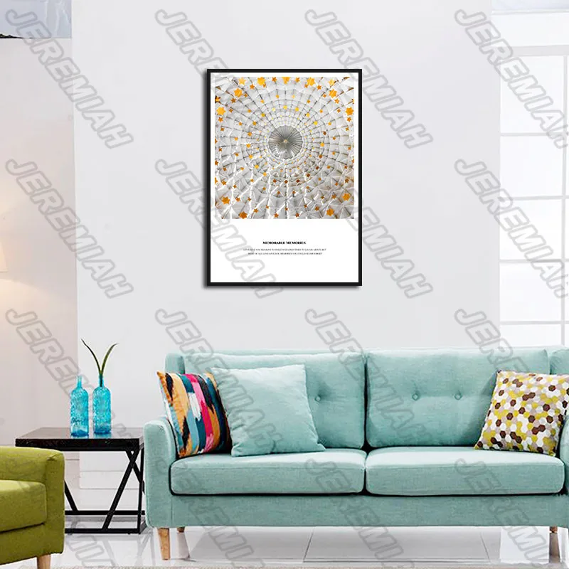 

Landscape Painting Waterproof Ink Canvas Painting Nordic Poster Print Picture Modern Home Decoration