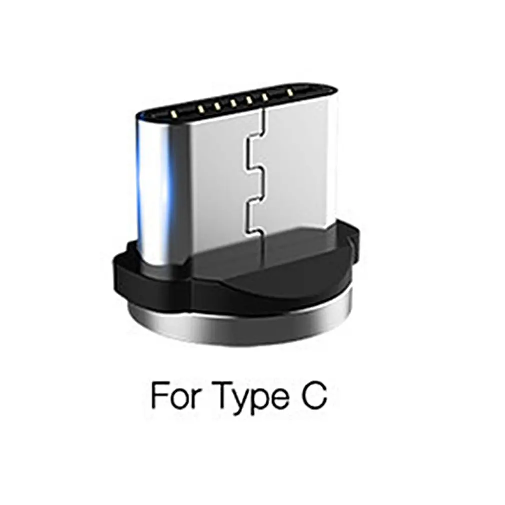 

1 шт. светодиодный индикатор Магнитный зарядный USB-кабель Тип C головка IOS головка