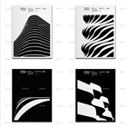 Современные кривые 01, плакат с современным архитектурным дизайном, минималистичный внутренний Настенный декор, Современный домашний декор, печать, холст Helvetica