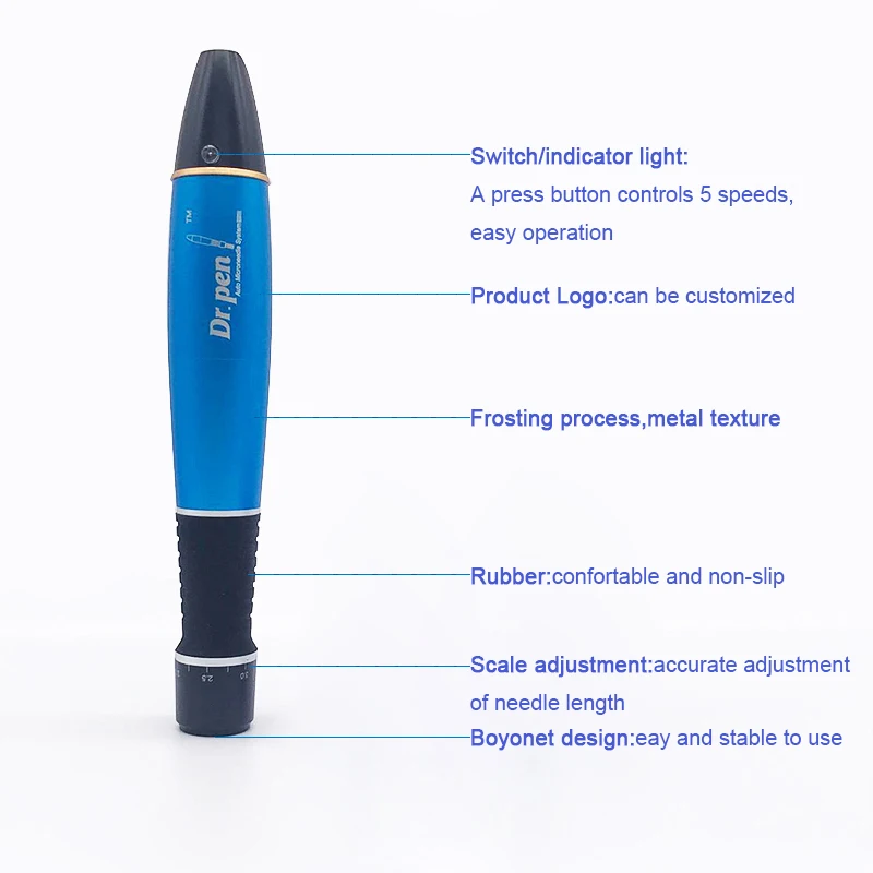 Беспроводной Полупостоянный МТС Dr. Pen Ultima A1 игольчатый картридж(12pin игольчатые наконечники) Дерма ручка штамп терапия оборудование