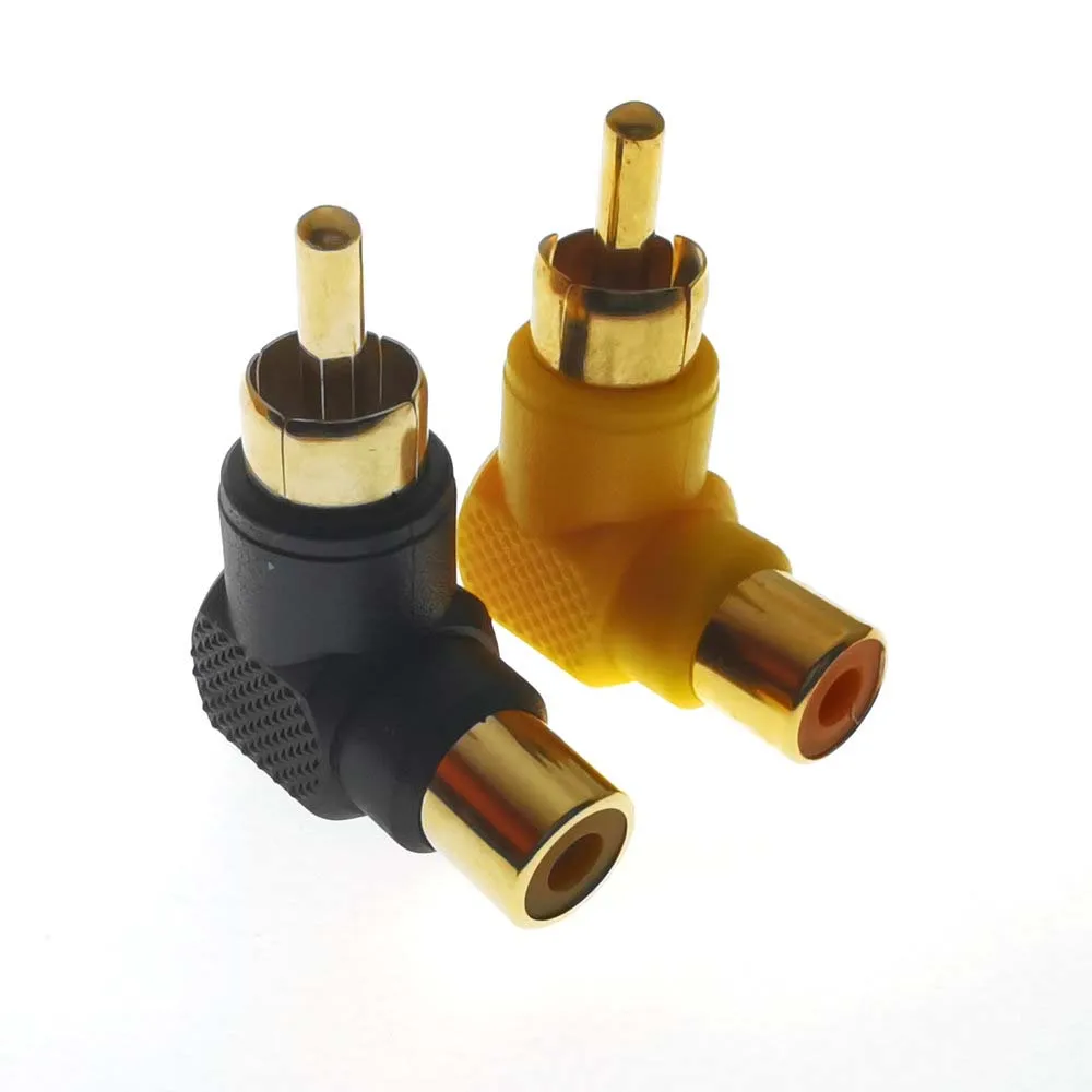 4 шт. переходники RCA с золотым покрытием и углом 90 градусов|Кабели VGA| |