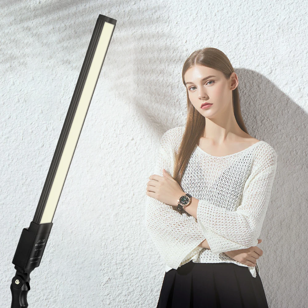 

40CM Led Studio Light Kit Bi-color 3200-5500K Photography Lamp With Stand Camera Lighting For Youtube Video Portrait Selfie Lamp