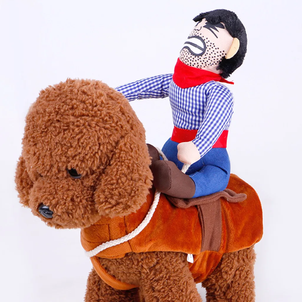 Одежда для собак кошка ковбой костюм всадника одежда рыцарский Стиль зимняя Roupas