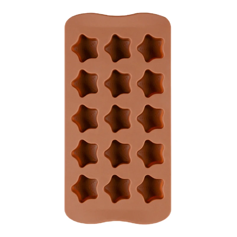 15 Holes Silicone Chocolate Mould Molding Mold Flower/Seashell/Heart Gummy Candy Molds Chocolates Making Supplies 767 | Дом и сад