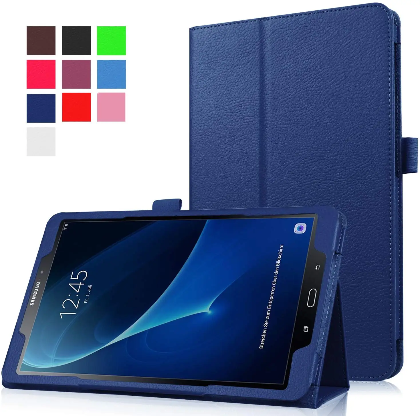 Ультратонкий Магнитный чехол для samsung Galaxy Tab A 10,1, умный чехол из искусственной кожи, чехол с функцией автоматического сна/пробуждения T580 T585, SM-T580 чехол s