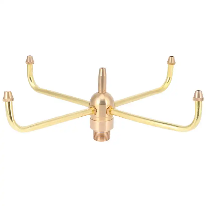 

Fountain Spray Head G1/2 Female Thread G3/4 Male Thread 4 Arm Rotate Water Fountain Nozzle Spray Head Sprinkler for Garden Pond