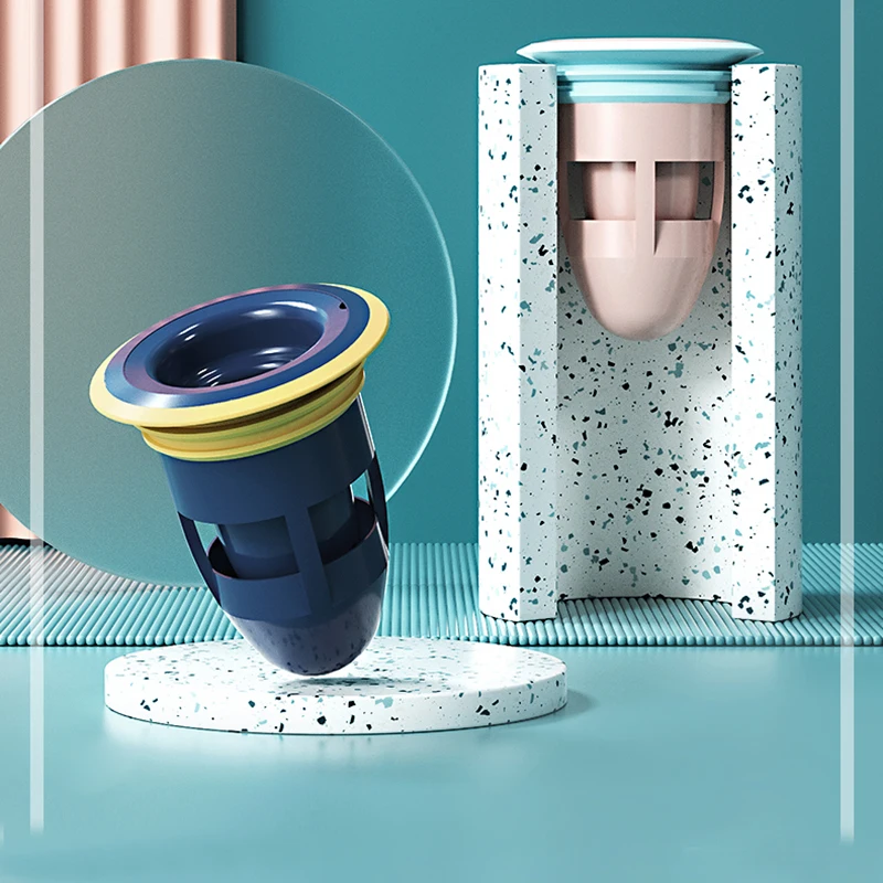 Дезодорирующее устройство для слива в ванной комнате вертикальная ловушка полов