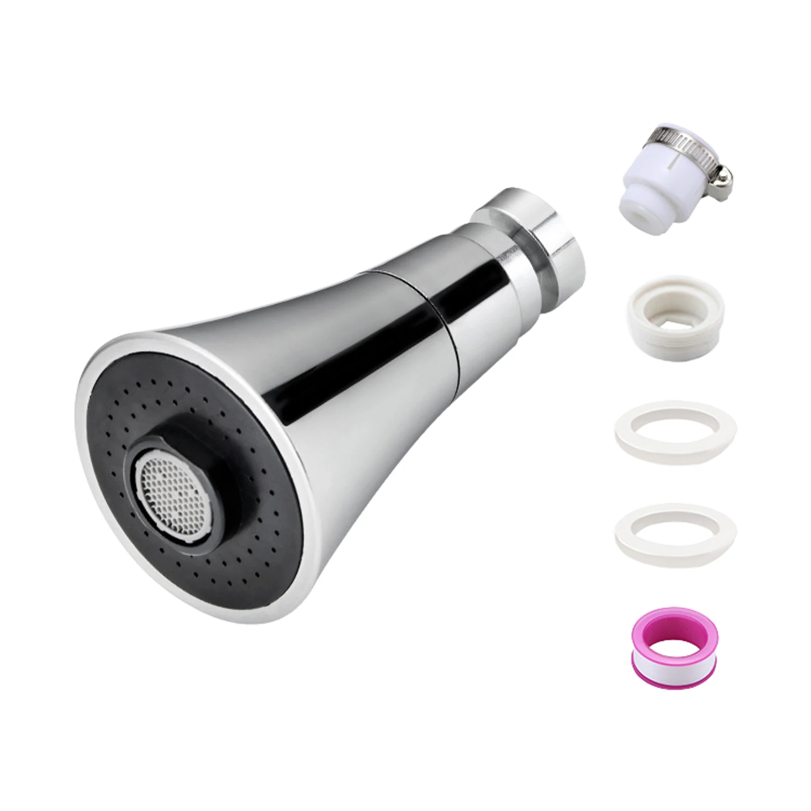 

Bathroom 3 Modes Nozzle Anti Splash Sprayer Head Water Saving Kitchen Faucet Aerator With Adapter Easy Install Cleaning Tool