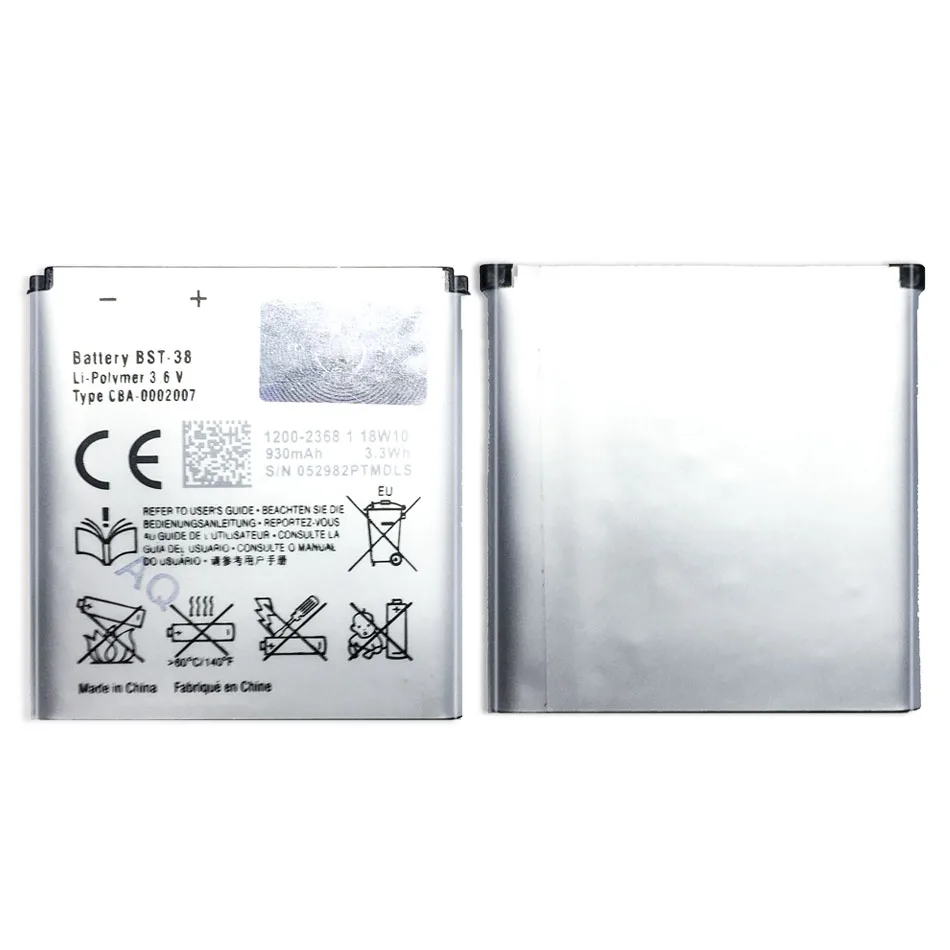 BST 38 аккумулятор для сотового телефона Sony Ericsson W580 W580i W760 T650 X10 W980 W995 U20i C905c S500c C905 930