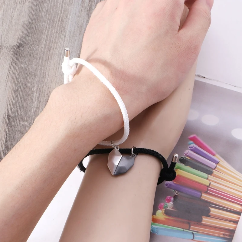 

Couple Bracelet Mutual Attraction Magnet Matching Bracelets Braided Bracelet