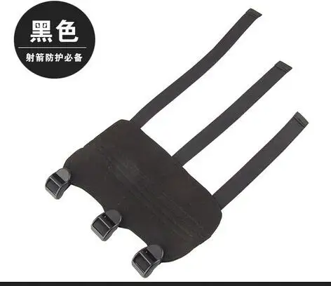 

Shooting Archery Barcer Arrow Elbow Protect Arm Ajustable 3-Straps Cushion Pad