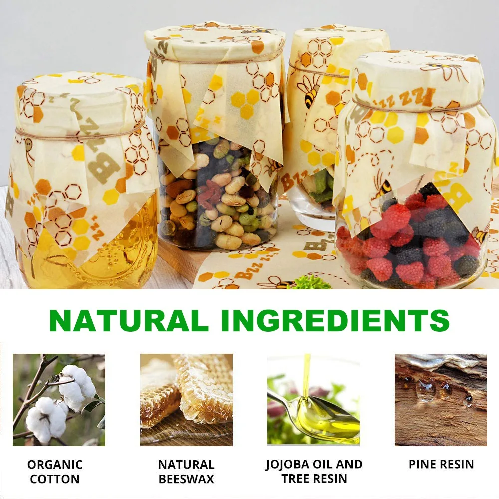 Многоразовая пищевая оберточная бумага для пчелиного воска s-образный