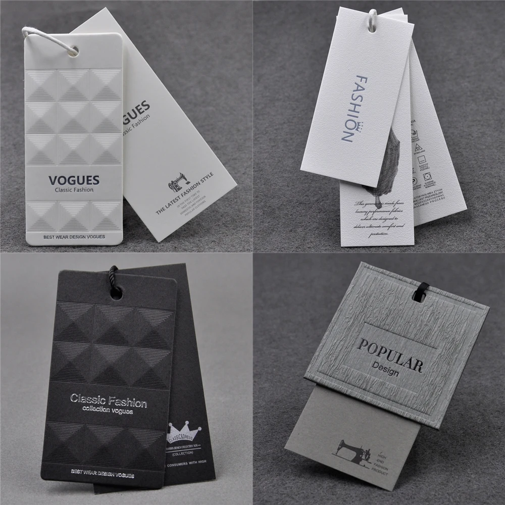 

100 шт./партия, бумажные бирки с веревками для одежды