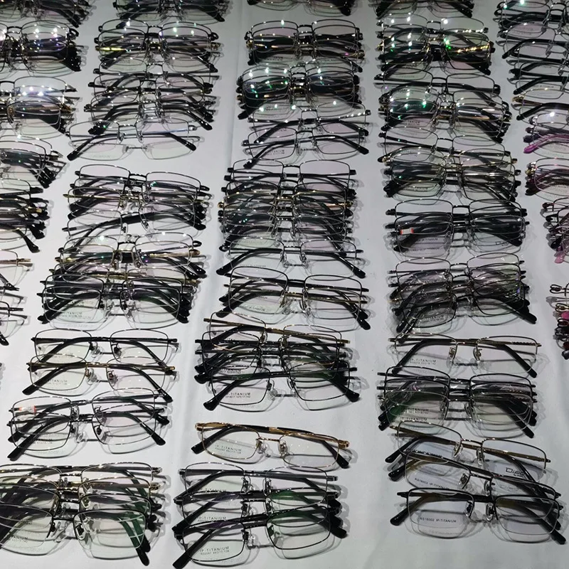 

Pure Titanium Prescription Mirror Frame Wholesale Tail Goods Men And Women Do Not Pick Delivery Glasses Shop Wholesale
