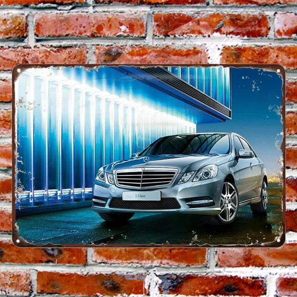 

Sport Car Metal Tin Sign Personalized Metal Craft Office Decor Garage