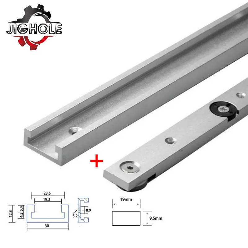 1 комплект Т-образная Торцевая направляющая из алюминиевого сплава торцевая и