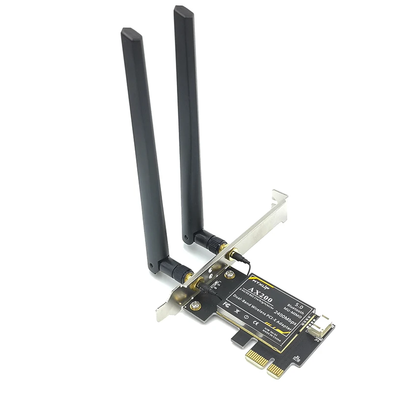 Ax200 Bluetooth 5 0 двухдиапазонный 2.4Gps 6-го поколения ax технология MU-MIMO ПК PCIE 1X wifi карта
